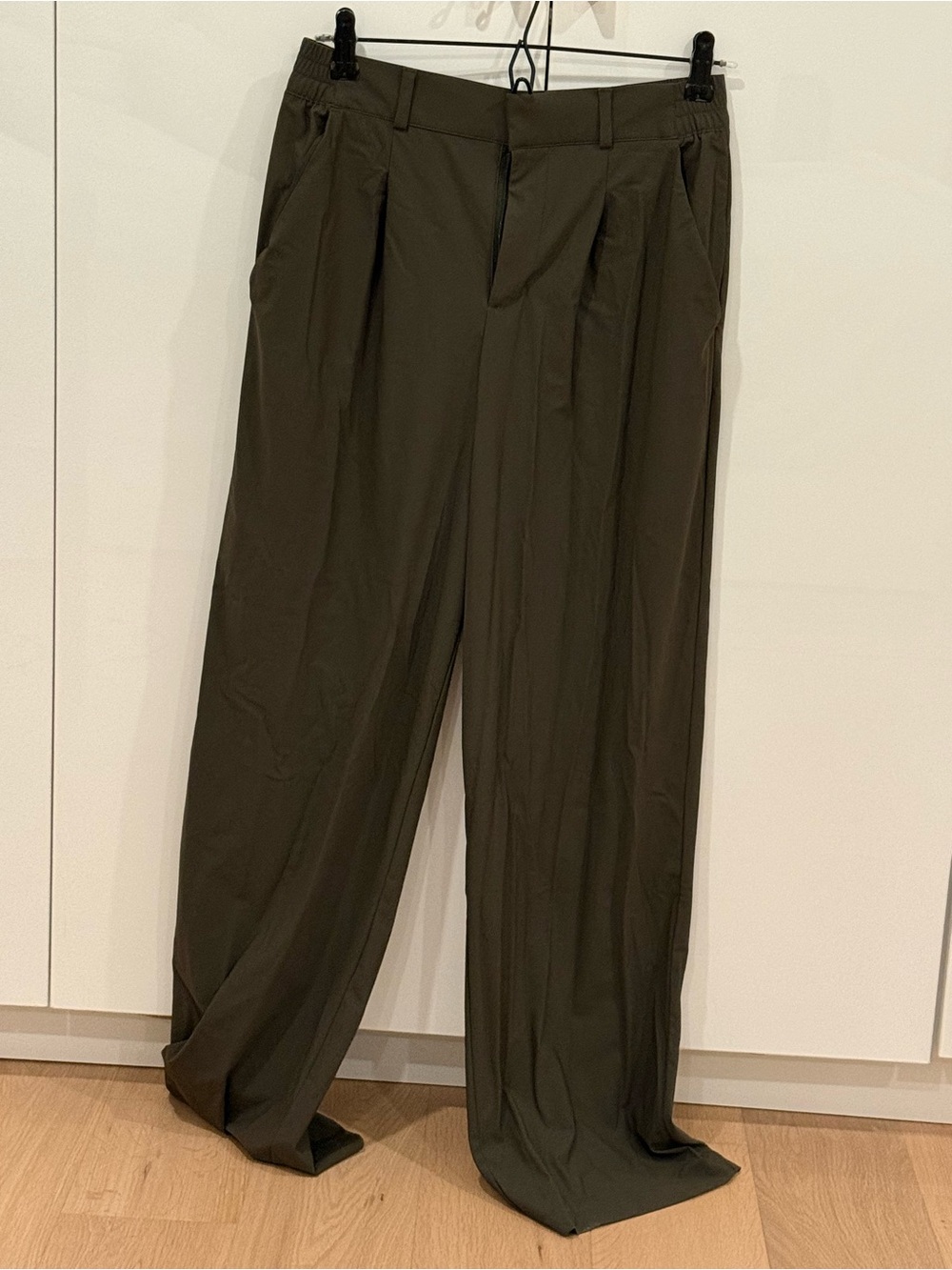 Old navy Olive Green Wide-Leg Dress Pants